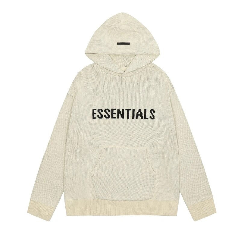 Essentials Knitted Hoodie