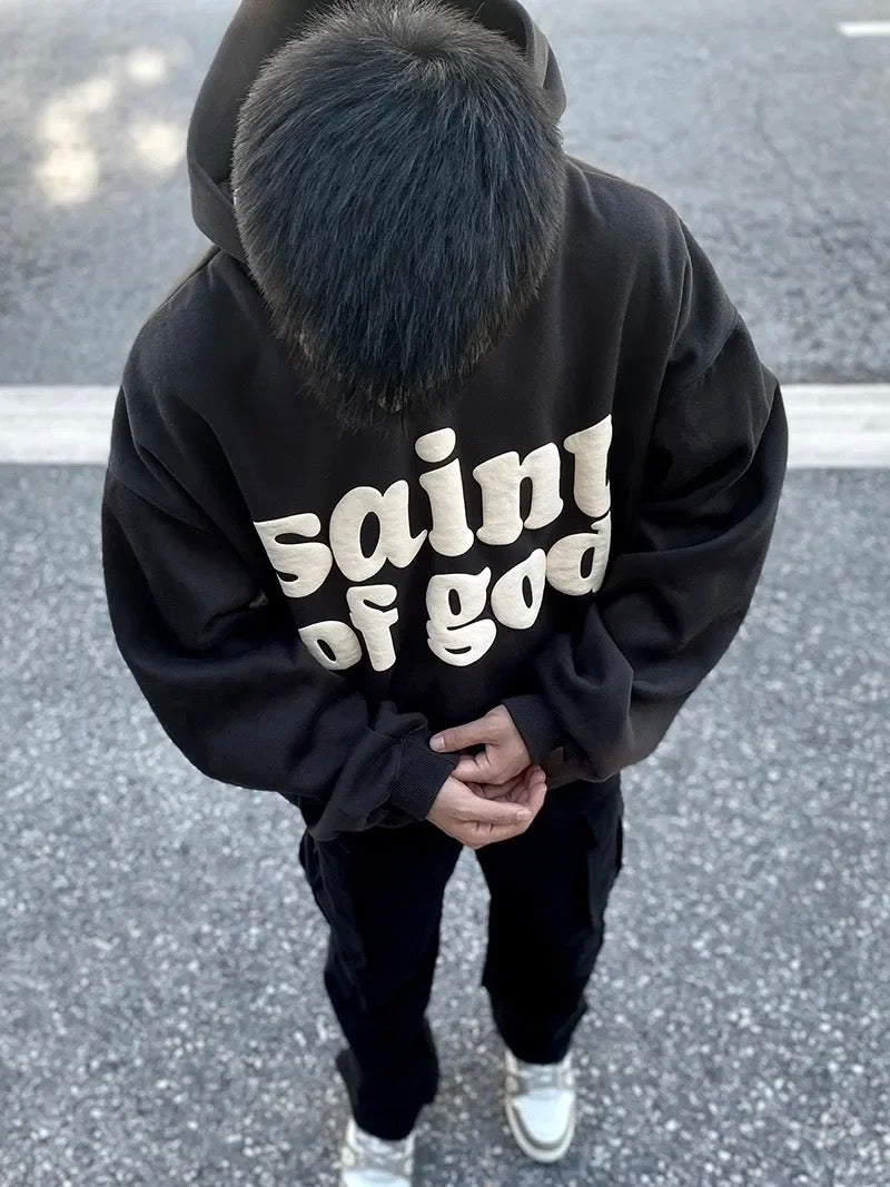 Black Saint of God Hoodie