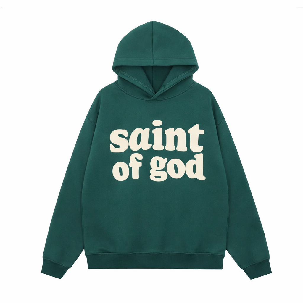Green Saint of God Hoodie