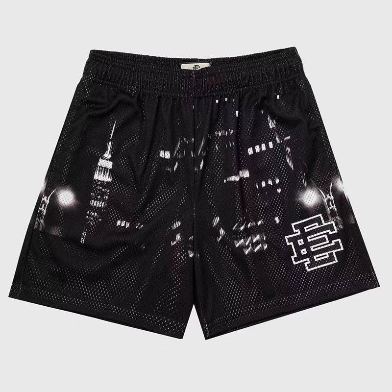 Black EE Skyline Shorts