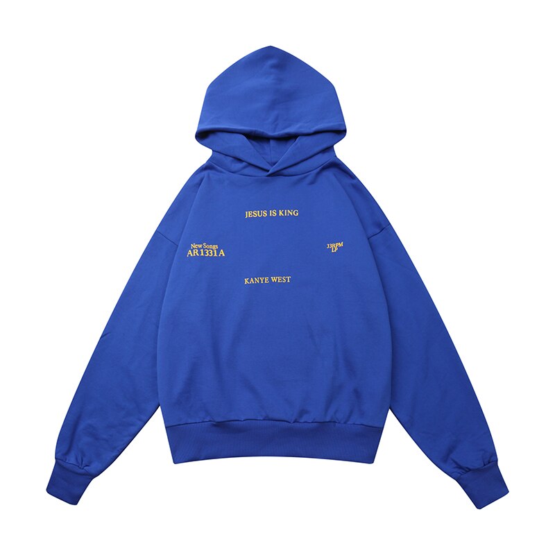 Blue Jesus Is King Hoodie