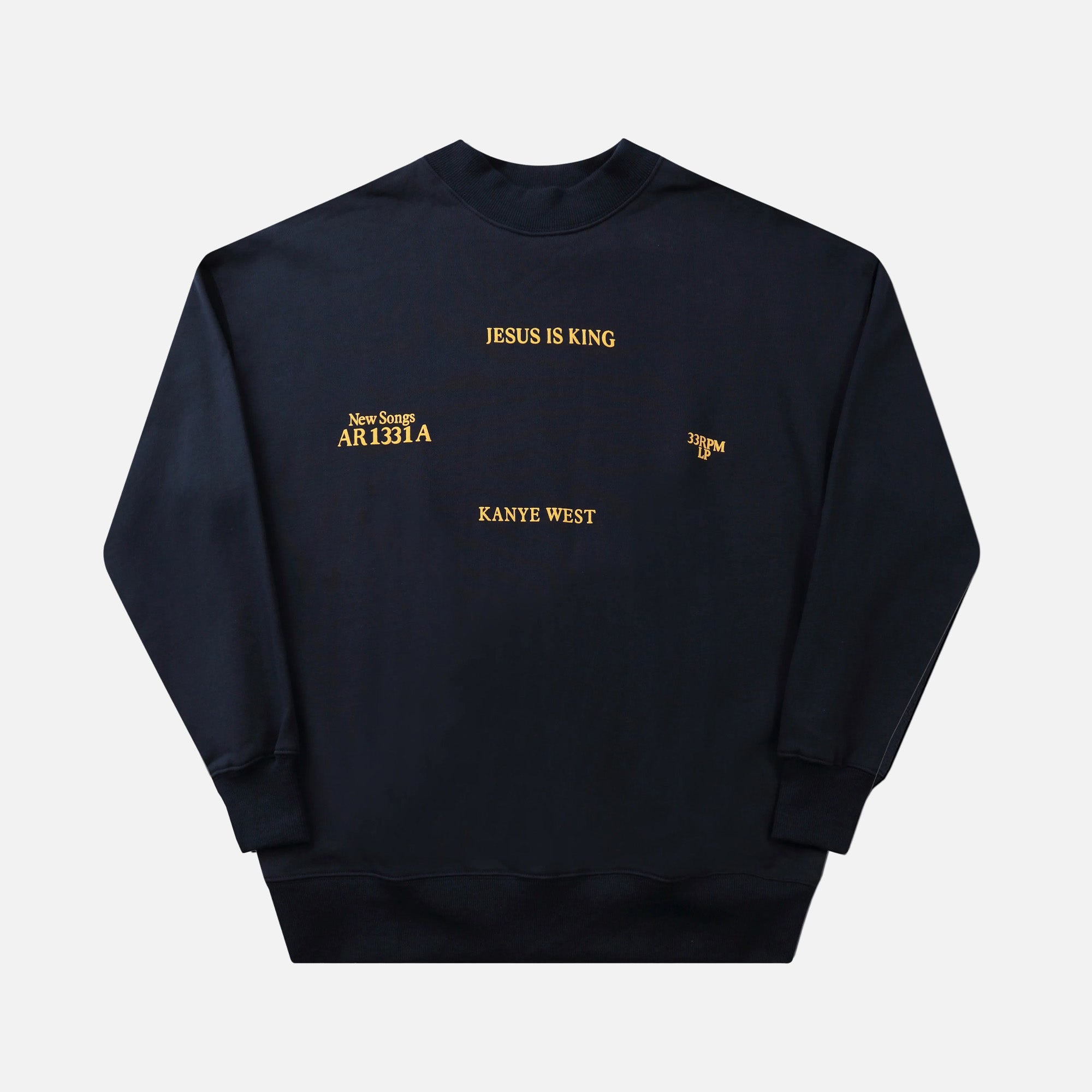 Navy Jesus Is King Sweatshirt