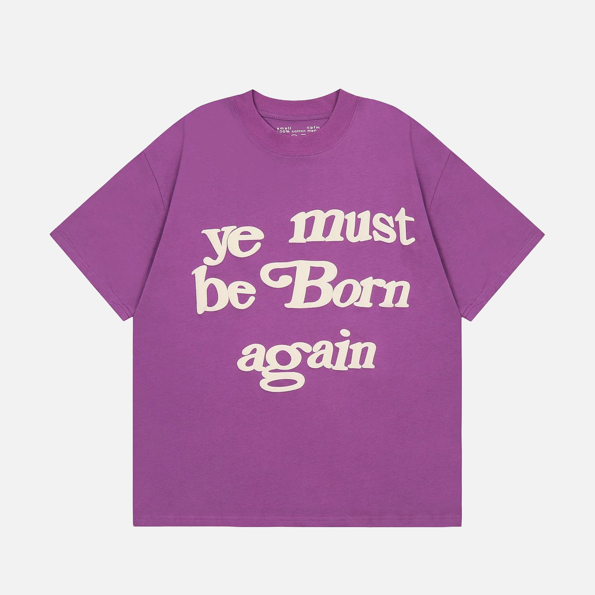 Purple ‘Born Again’ T-Shirt
