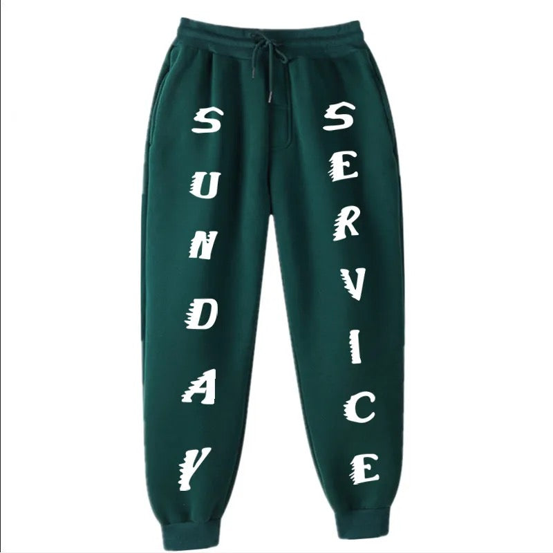 'Sunday Service' Sweatpants - Green