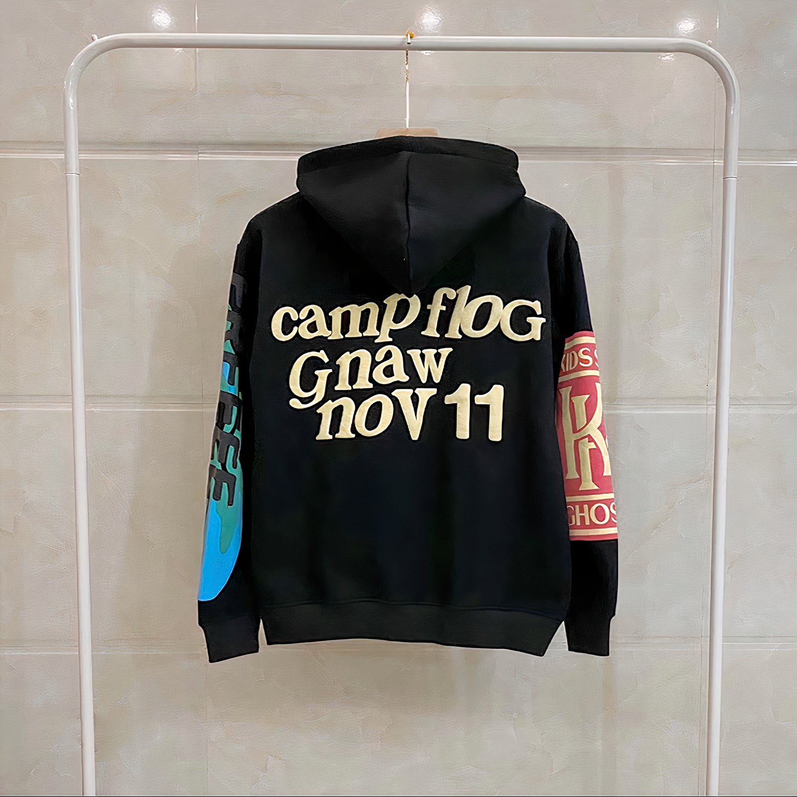 'Lucky Me I See Ghosts' Black Hoodie