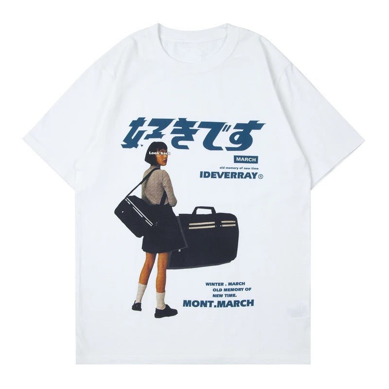 Japanese Kanji T-Shirt - White