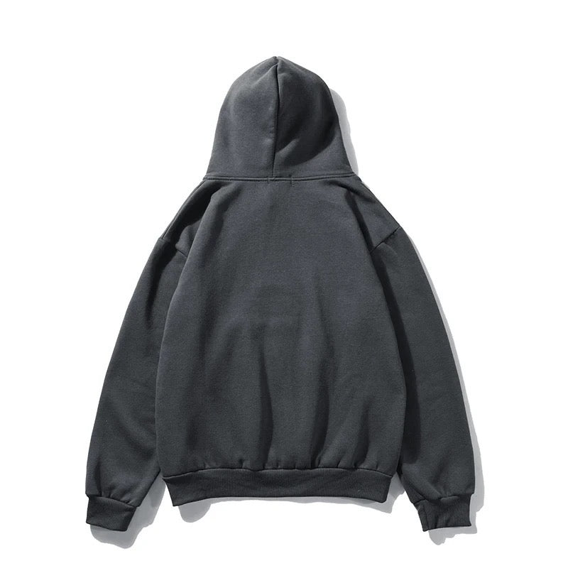 Charcoal Gray 'Born Again' Hoodie