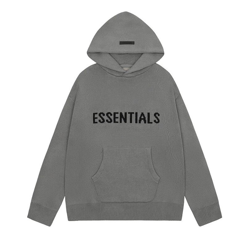 Essentials Knitted Hoodie