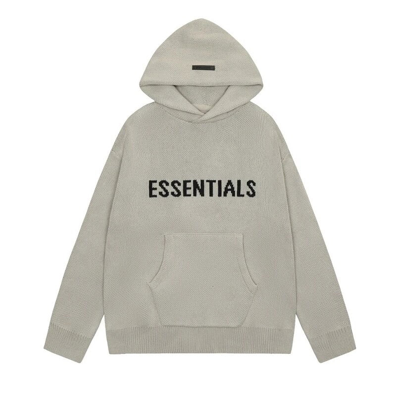 Essentials Knitted Hoodie