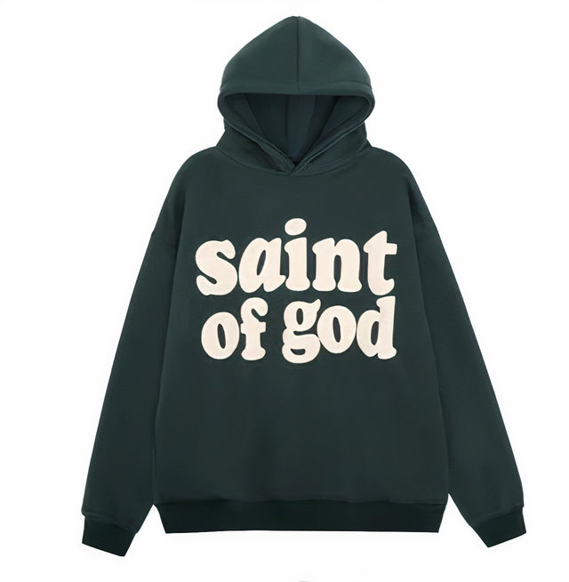 Green Saint of God Hoodie