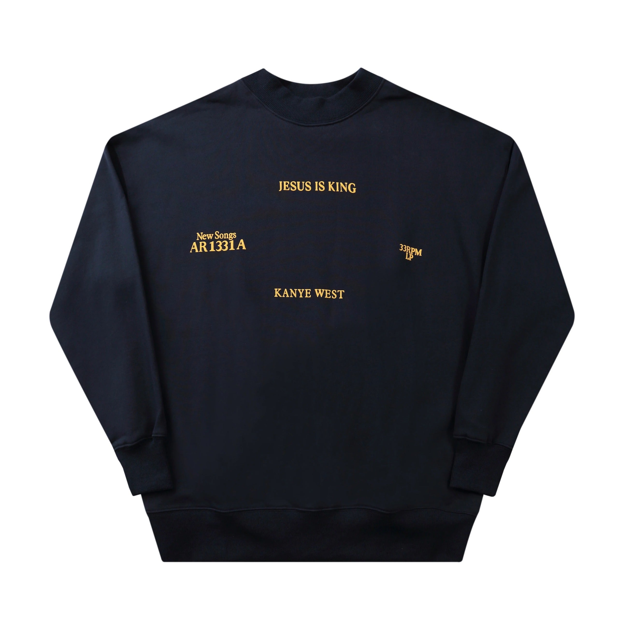 Navy Jesus Is King Sweatshirt