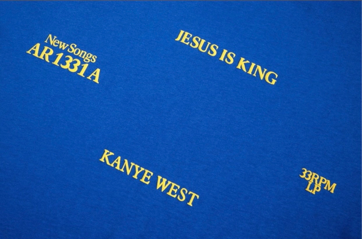 Blue Jesus Is King Tee