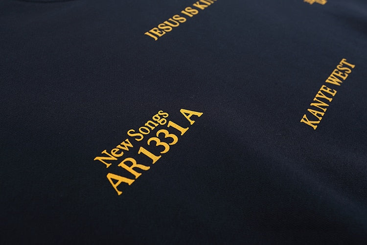 Navy Jesus Is King Sweatshirt