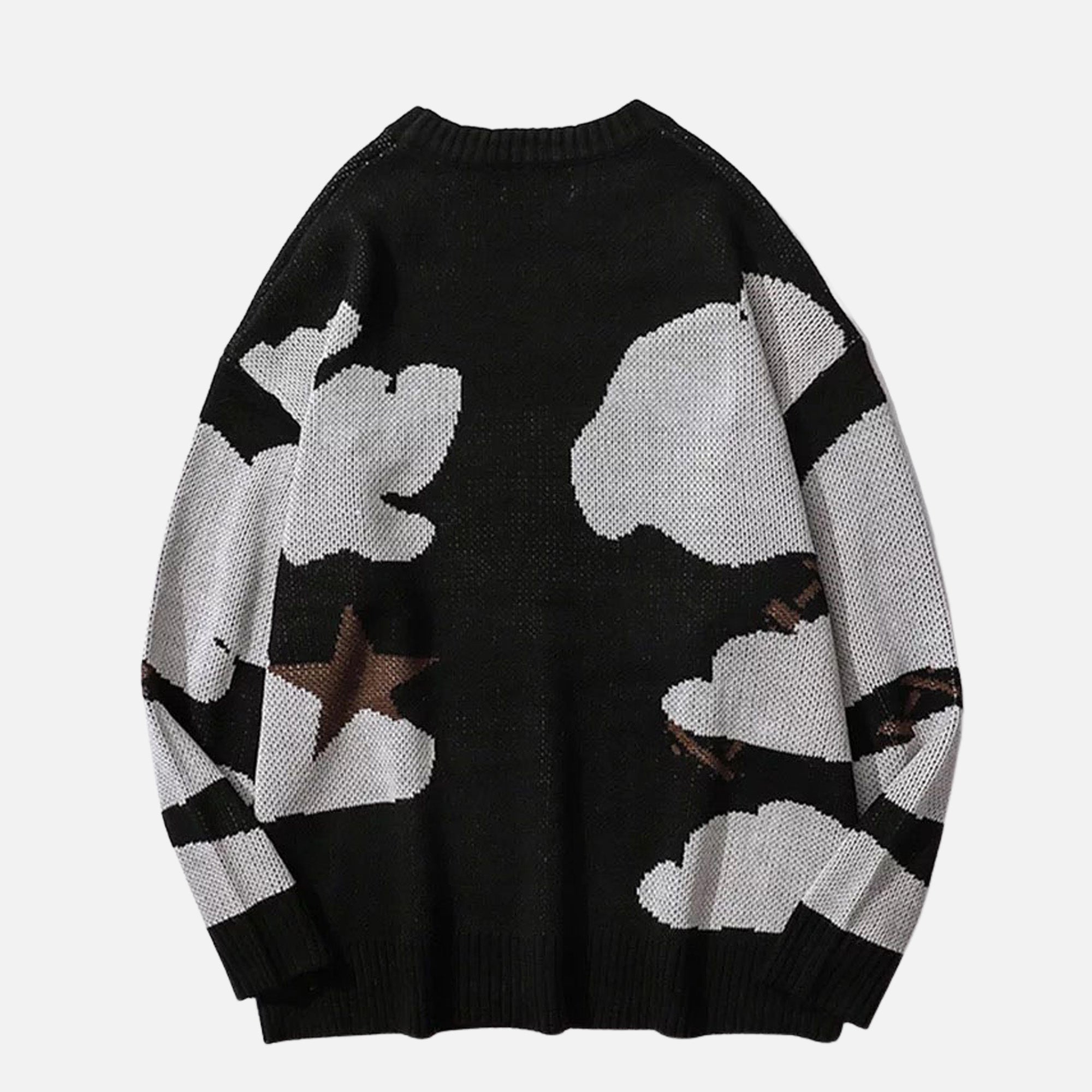 Black Harajuku Vintage Sweatshirt