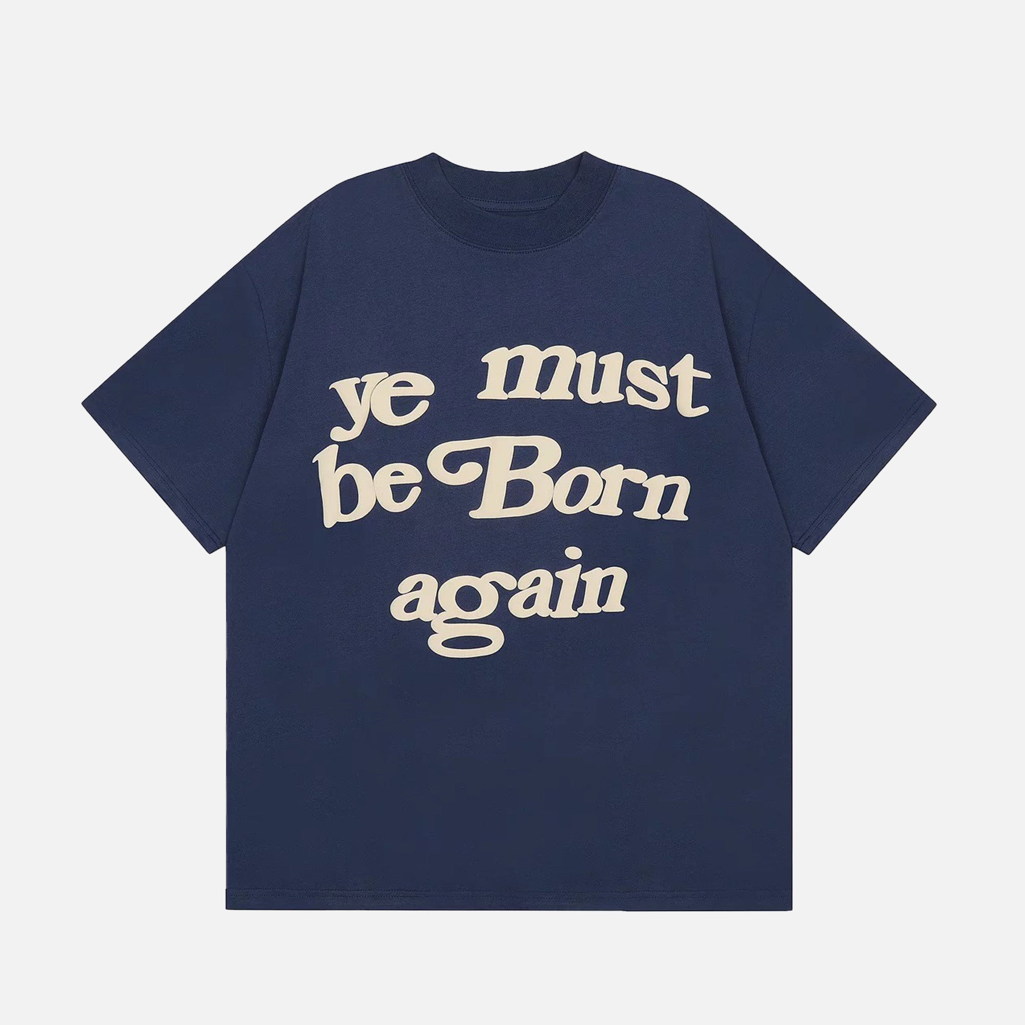 Navy ‘Born Again’ T-Shirt