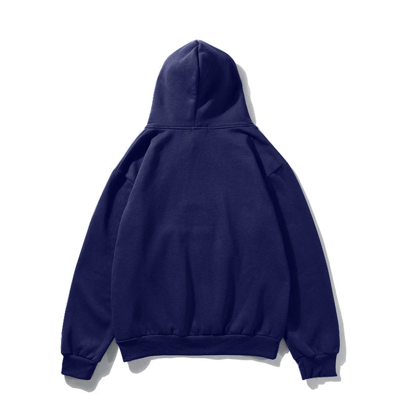 Navy Blue 'Born Again' Hoodie