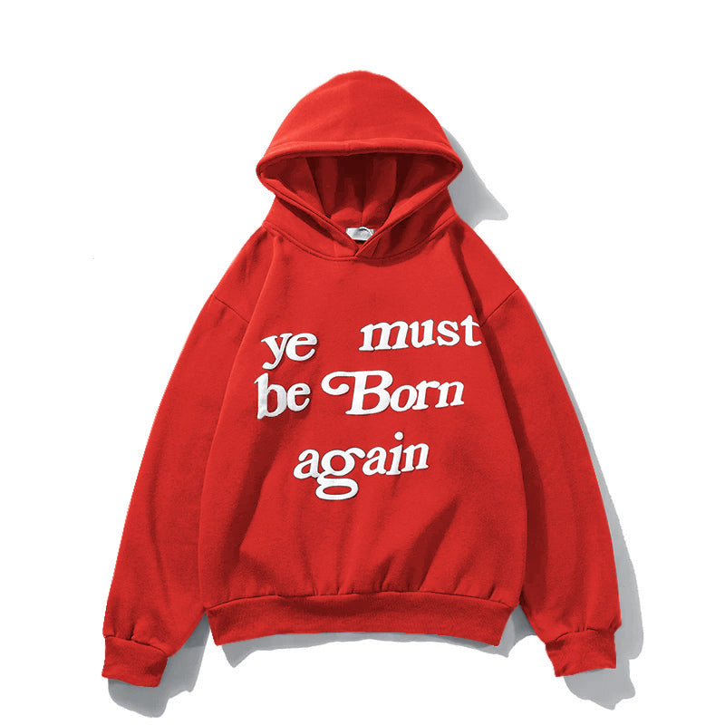 Red 'Born Again' Hoodie